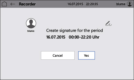 Control2015 touch Digital signature